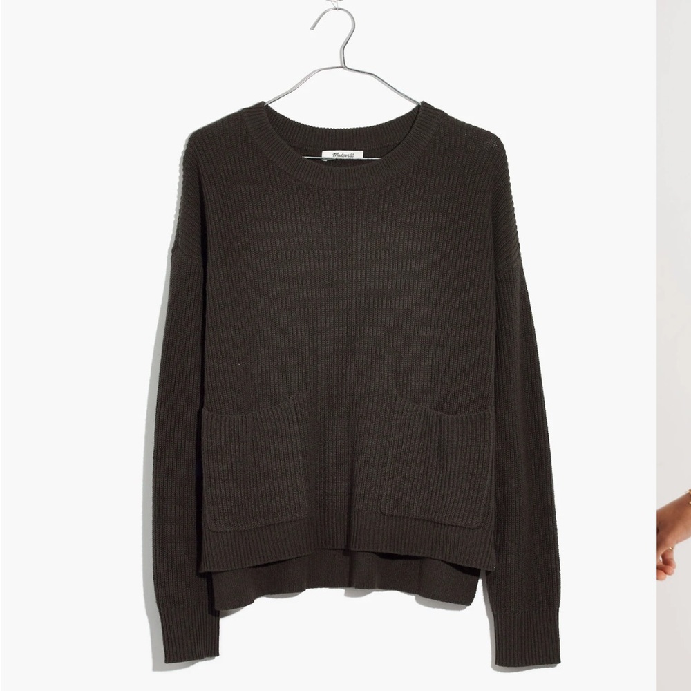 Madewell Patch Pocket Pullover Sweater